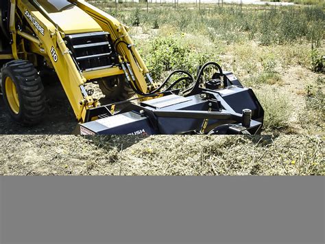 skid steer brush hog used|used skid steer brush mower.